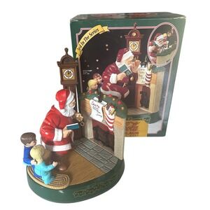 Coca Cola Santa Mechanical Bank 1994 3rd Series Vintage Holiday Collectible Box